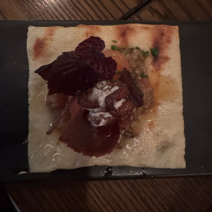 photo of Baduzzi Smokey melanzane, tomatoes & walnuts w grilled piadina shared by @hoovedhaven on  11 Sep 2025 - review