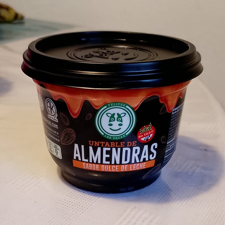 photo of Felices Las Vacas Untable De Almendras Sabor Dulce De Leche shared by @marmiau on  06 Oct 2024 - review
