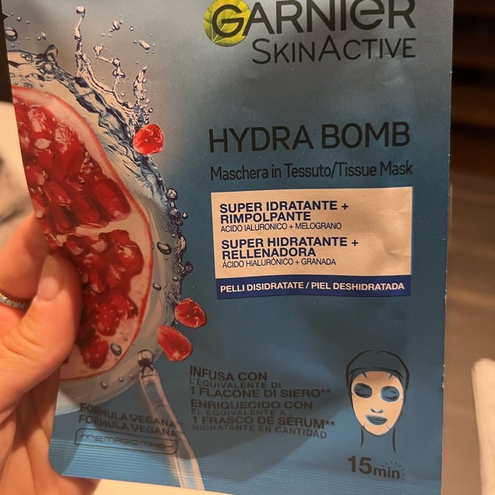 photo of Garnier Maschera Viso HYDRA BOMB shared by @indigin on  22 Aug 2023 - review