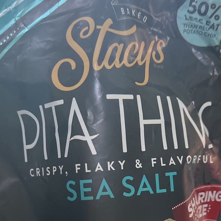 photo of Stacy's Pita Thins Sea Salt shared by @davidroche13 on  24 Sep 2023 - review