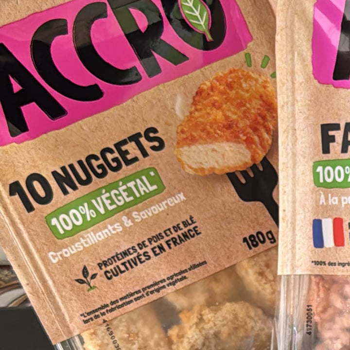 photo of Accro nuggets 100 % végétal shared by @riminivegan on  28 Jul 2024 - review