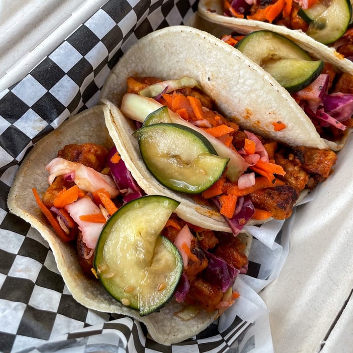photo of Midtown Vegan Deli and Market Crunchy Korean Tofu Tacos shared by @alleycatz on  06 Sep 2023 - review
