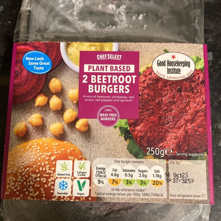 photo of Chef Select 2 Beetroot Burgers shared by @valedv on  21 Oct 2023 - review