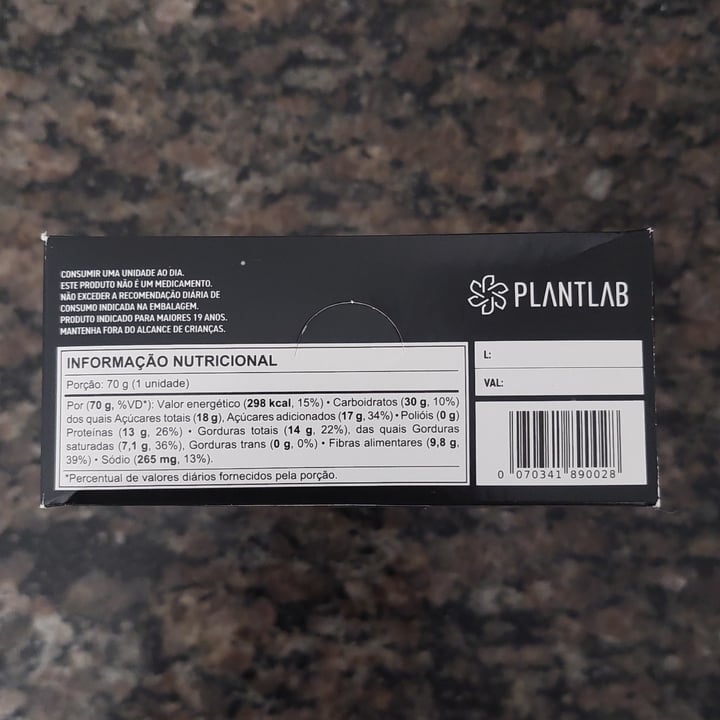 photo of PlantLab Foods Barra De Proteína Sabor Cookies & Cream shared by @jcasati on  08 Sep 2025 - review