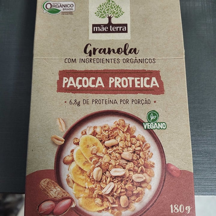 photo of Mãe Terra Granola Paçoca Proteica shared by @iveverouchis on  31 Jan 2024 - review