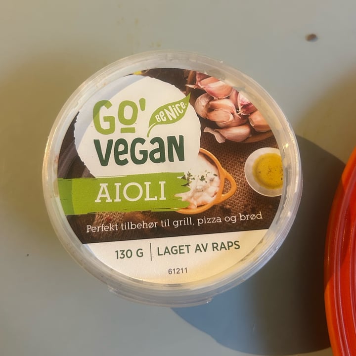 photo of go' vegan Aioli shared by @helena12345 on  08 Oct 2025 - review