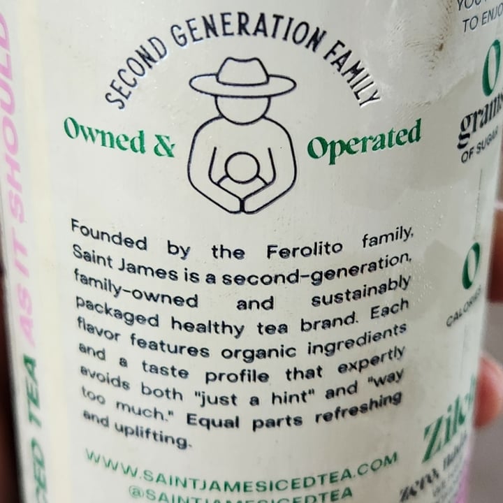 photo of Saint James organic raspberry black tea shared by @brtjohns on  05 Oct 2025 - review