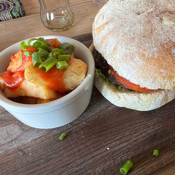 photo of Salt Lentil And Mushroom Burger With Patatas shared by @kimmartin on  28 Dec 2023 - review