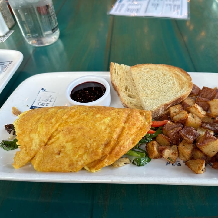 photo of Fig Tree Cafe ITALIAN PLANT BASED V® Omelet shared by @anniehafer on  08 Feb 2024 - review