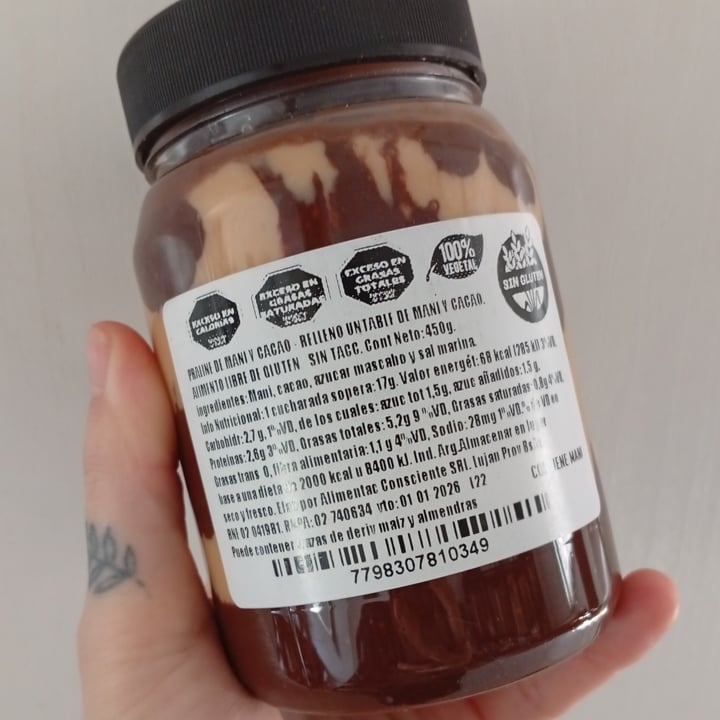 photo of Nutri Raw Pasta de Mani y Cacao shared by @mik-belmonte on  09 Sep 2025 - review