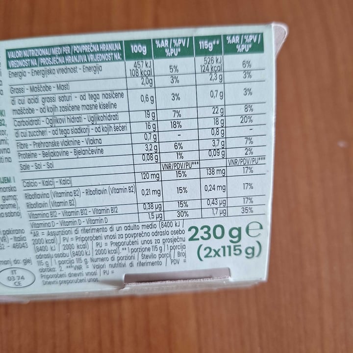 photo of Amo Essere Veg budino di soia al cioccolato shared by @patrix1201 on  10 Jun 2025 - review
