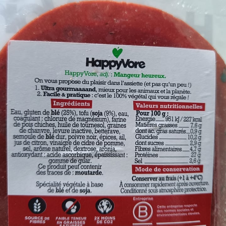 photo of Happyvore Salami shared by @vickyinwonderland on  19 Mar 2025 - review