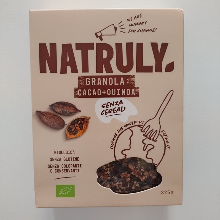 photo of Natruly Granola cacao y quinoa shared by @giusvisions on  29 Jun 2025 - review