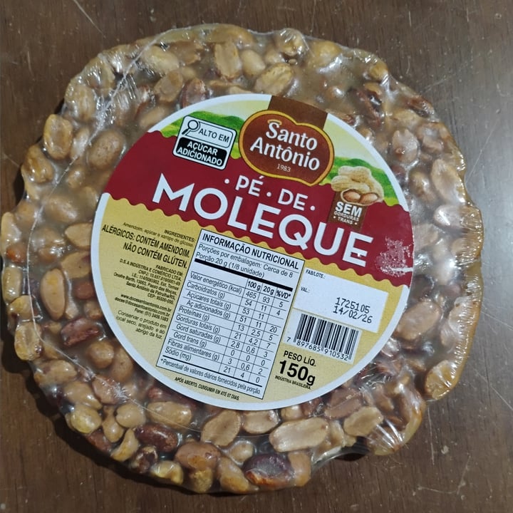 photo of Santo Antônio Pé de Moleque shared by @distarvegan on  10 Oct 2025 - review