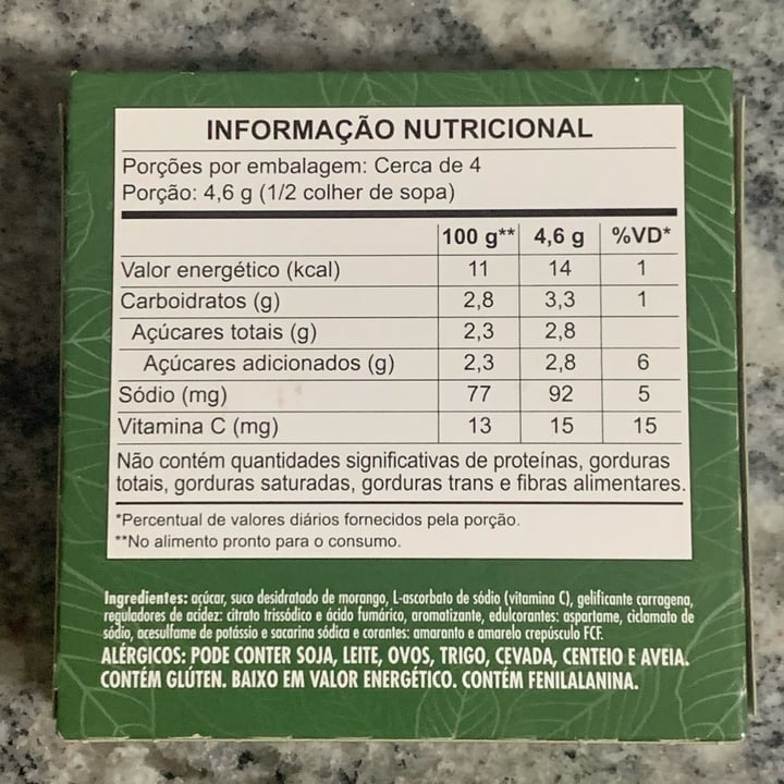 photo of Dr. Oetker Gelatina de Morango shared by @vimauro on  30 Sep 2025 - review