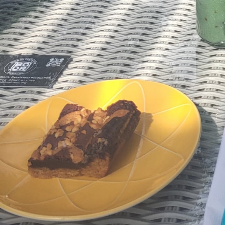 photo of The Base Vegan Retreat Animal Sanctuary Peanut butter brownie shared by @johnboat on  16 Sep 2025 - review