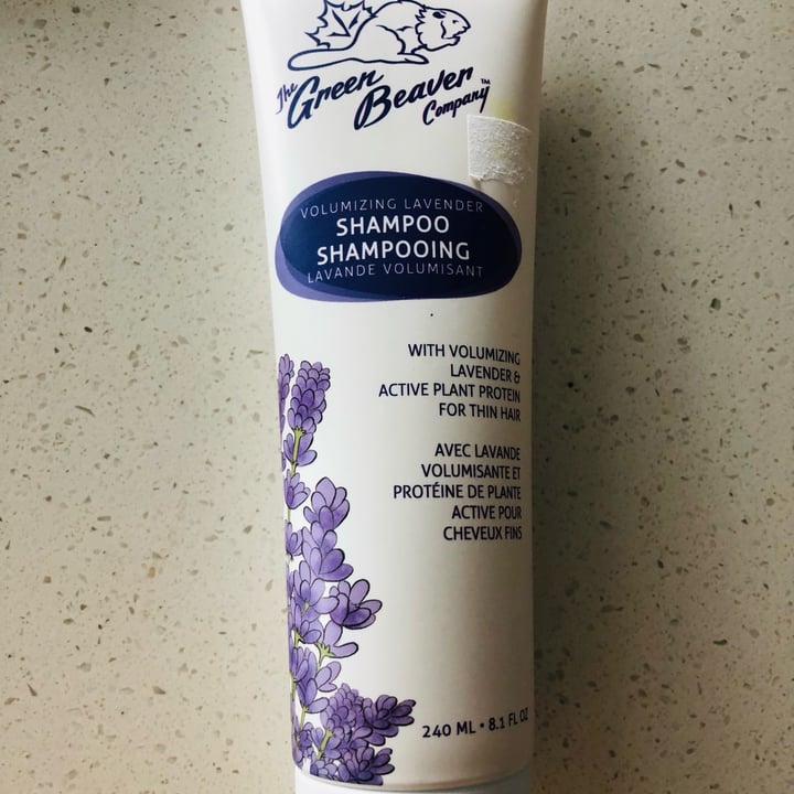 photo of The Green Beaver company Volumizing Lavendar Shampoo shared by @sueprozak on  06 Jun 2024 - review