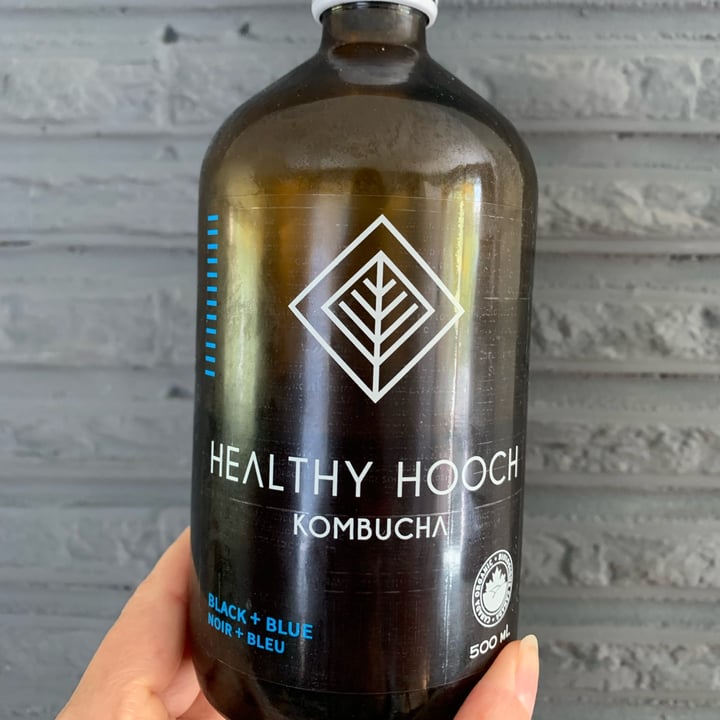 photo of healthy hooch Black + Blue Kombucha shared by @vegoutvictoria on  01 May 2024 - review