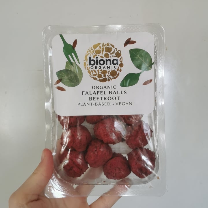 photo of biona organic Falafel Balls Beetroot shared by @arualtyrell on  18 Mar 2024 - review