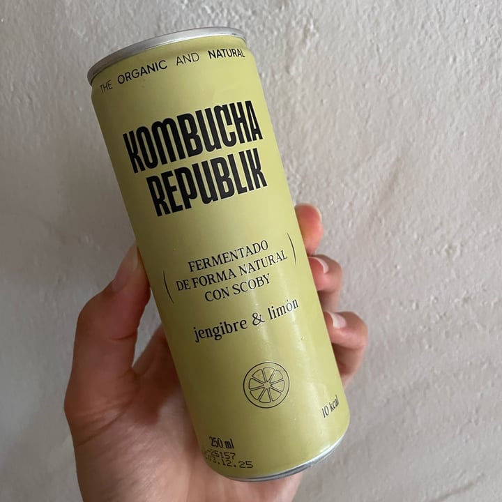 photo of Kombucha Republik Kombucha Jengibre Y Limón shared by @pauladelriver on  22 Aug 2025 - review