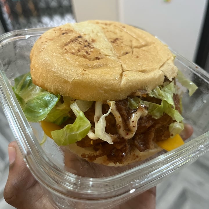 photo of ahimsa cafe vegan mcspicy burger shared by @rajesv on  01 Jan 2024 - review