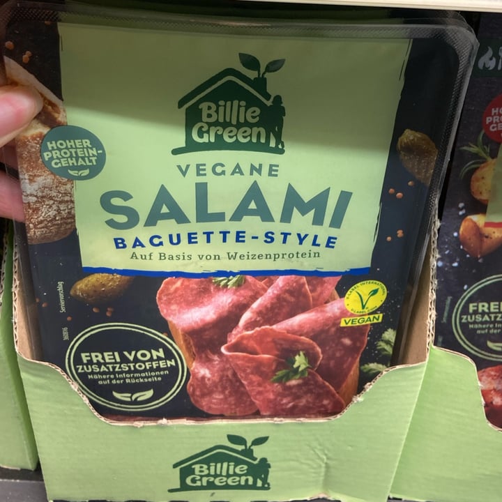 photo of Billie Green Salami baguette style shared by @veggabi on  01 Jul 2024 - review