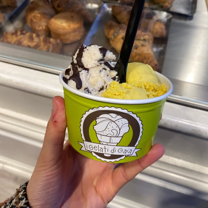 photo of I Gelati di Gaia Gelato Bounty E Golden Milky shared by @veganfuorisede on  28 Mar 2024 - review