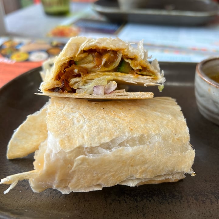 photo of Tikka Nation, Dorking Soya Chaap Kathi Roll shared by @gingerbreadrhea on  21 Apr 2024 - review