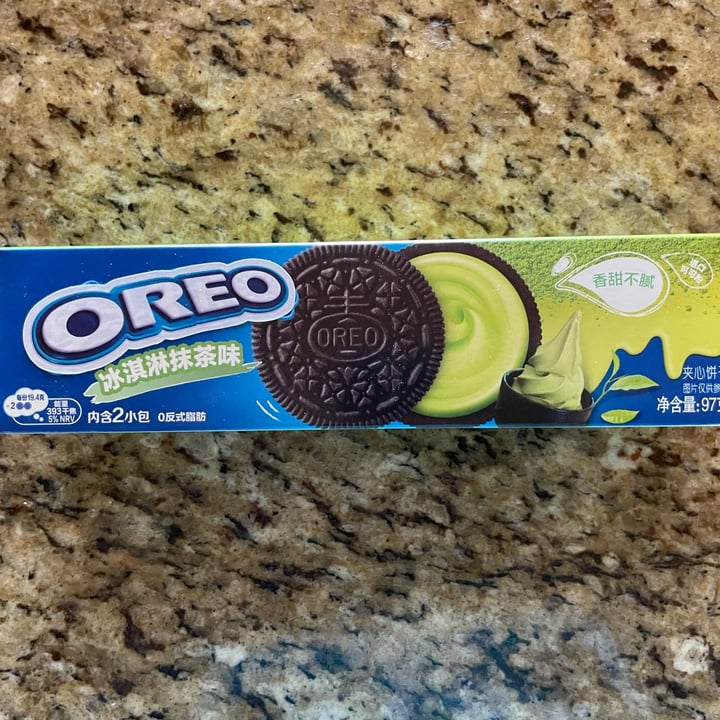 photo of Oreo Ice Cream Matcha Flavor shared by @thevagrantvegan on  30 Jul 2024 - review
