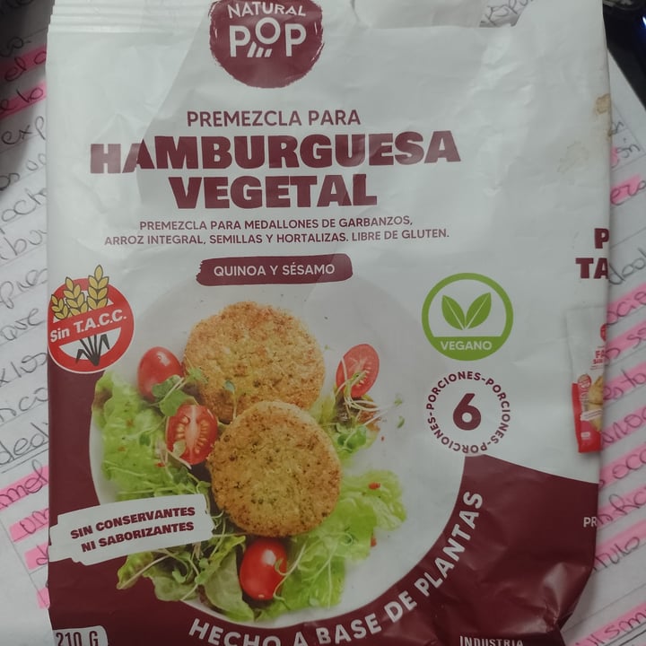 photo of Natural Pop Premezcla para Hamburguesas shared by @soynayme on  11 Oct 2023 - review