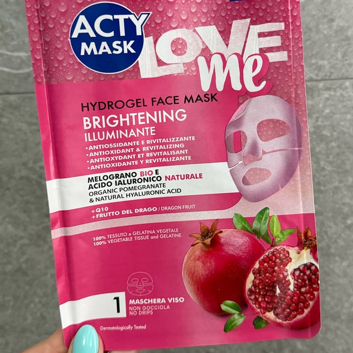 photo of Acty mask Hydrogel Mask Brightening shared by @iosonomina on  29 Jun 2025 - review