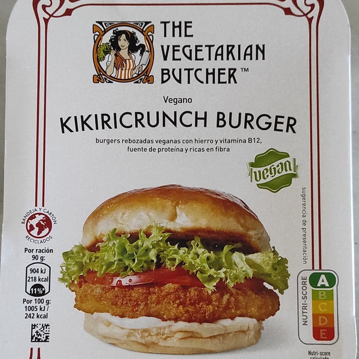 photo of The Vegetarian Butcher Crispy chickimicki Burger shared by @veganhalley on  15 Dec 2023 - review