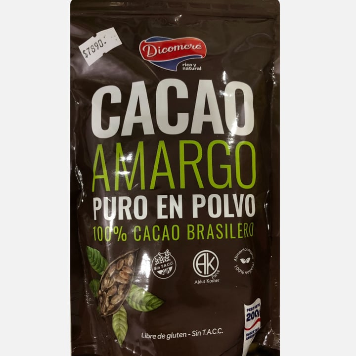 photo of Dicomere Cacao Amargo Puro en Polvo shared by @laraconi on  16 Apr 2024 - review