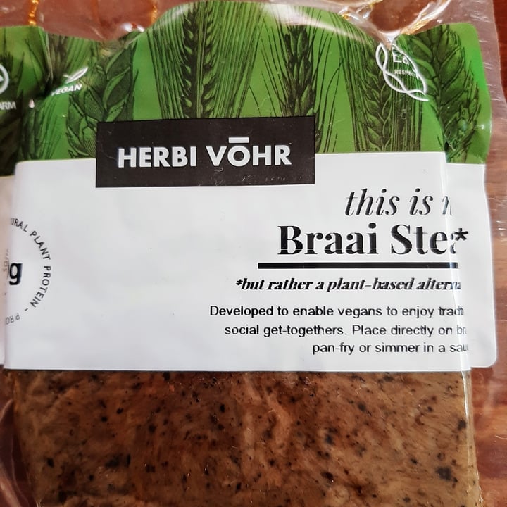 photo of HERBI VŌHR barbeque steaks shared by @helgabarnyard on  29 May 2024 - review
