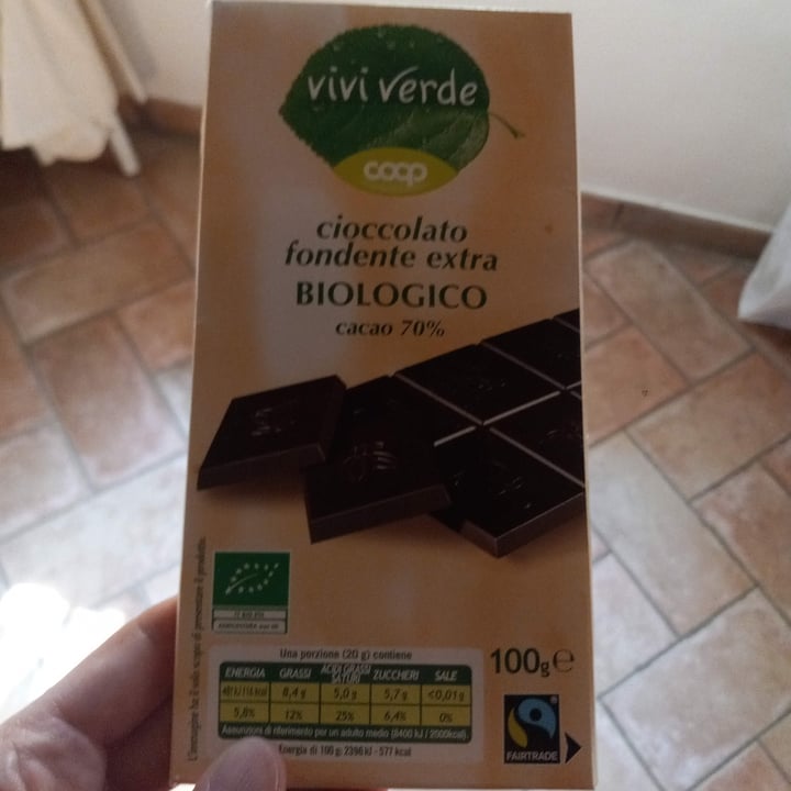 photo of Vivi Verde Coop Cioccolato fondente 70% shared by @vegemilie on  03 Oct 2023 - review