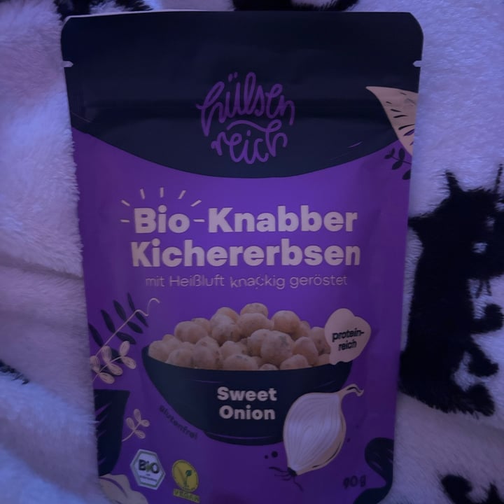 photo of Hülsenreich Bio-Knabber Kichererbsen Sweet Onion shared by @holasoymylk on  15 Apr 2024 - review