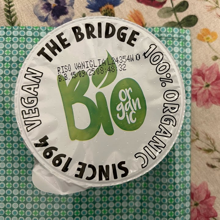 photo of The Bridge Bio rice dessert vanilla shared by @parentesigraffa on  18 Feb 2025 - review