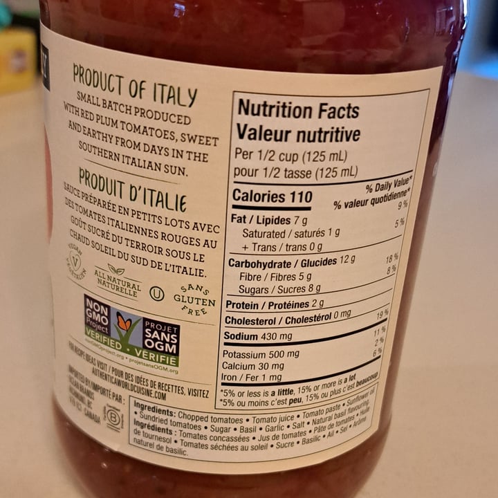 photo of Authentic Siciliana Pasta sauce shared by @svraphael88 on  27 Apr 2024 - review