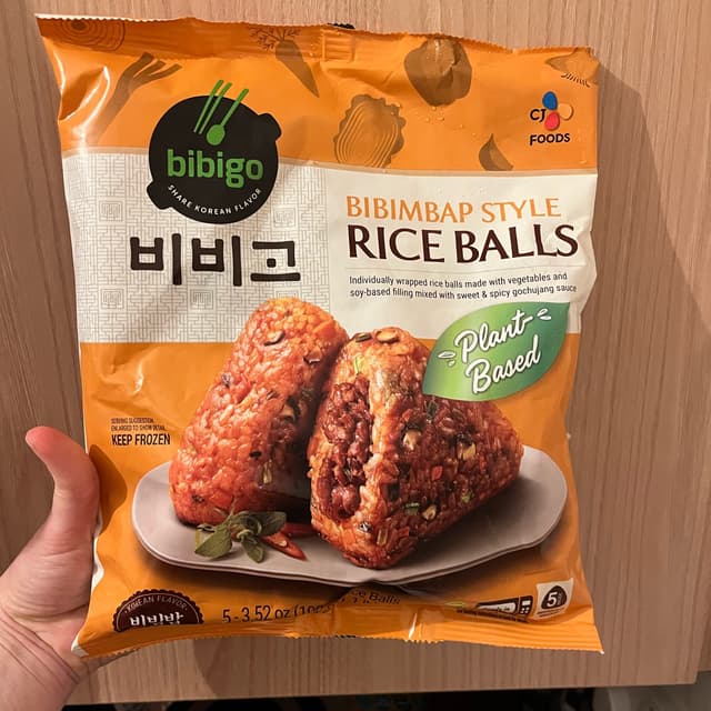 Bibimbap style rice balls from Bibigo - Vegan Product Reviews & Ratings ...