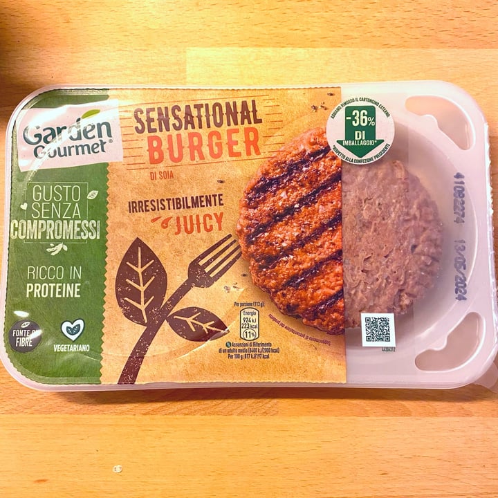 photo of Garden Gourmet Sensational Burger shared by @hail-seitan on  03 May 2024 - review