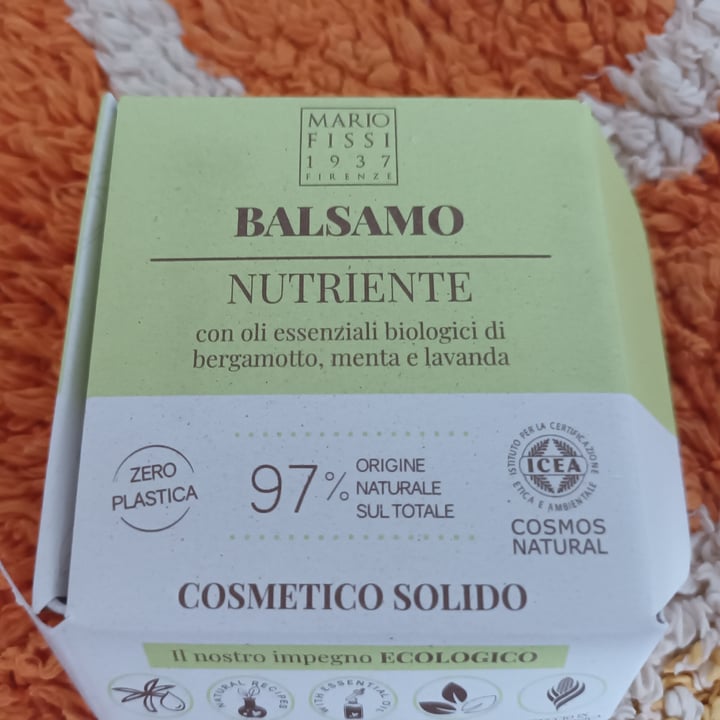 photo of Saponerie Mario Fissi balsamo Solido Nutriente Bergamotto Menta E Lavanda shared by @samarra on  25 Aug 2023 - review