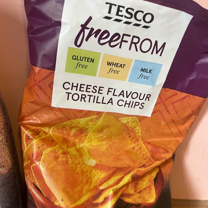 photo of Tesco Free From Cheese Flavour Tortilla Chips shared by @twiggyzombie on  03 Apr 2024 - review
