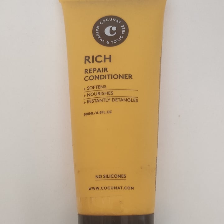 photo of Cocunat Rich Repair Conditioner shared by @rebeca-rs on  22 Jan 2024 - review