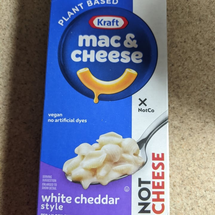 photo of Kraft vegan mac & cheese white cheddar shared by @caseyveganforlife on  24 Feb 2024 - review
