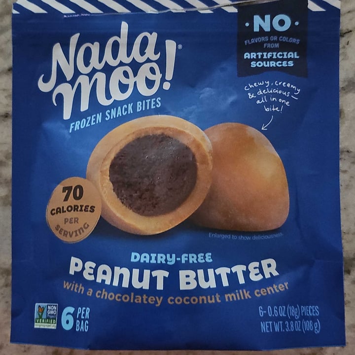 photo of NadaMoo! Dairy-Free Peanut Butter Frozen Snack Bites shared by @raovioli on  16 Apr 2025 - review