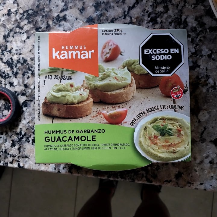 photo of Hummus Kamar Hummus guacamole shared by @julietaaz on  01 Jan 2024 - review