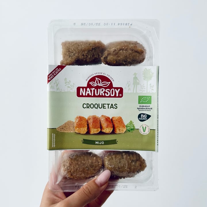 photo of Natursoy Croquetas de mijo shared by @eusonbita on  01 Oct 2025 - review