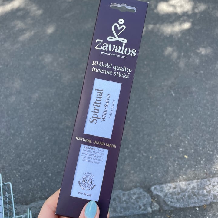 photo of zavalos white salvia incense stick shared by @elisatosi on  17 May 2024 - review
