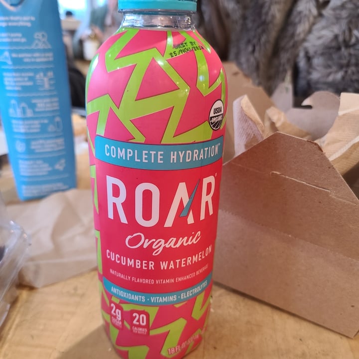 photo of Roar organic Watermelon Cucumber Electrolyte infusions shared by @sofihuasteca on  24 Dec 2023 - review