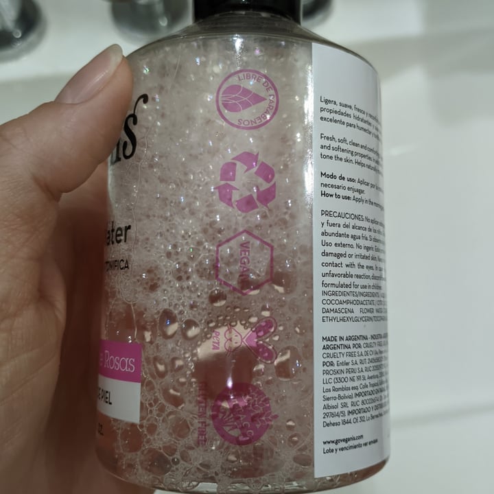 photo of Veganis Agua Micelar shared by @magaby on  05 Oct 2023 - review